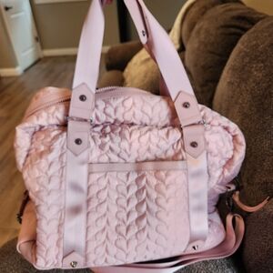 Pink Quilted Women's Bag
